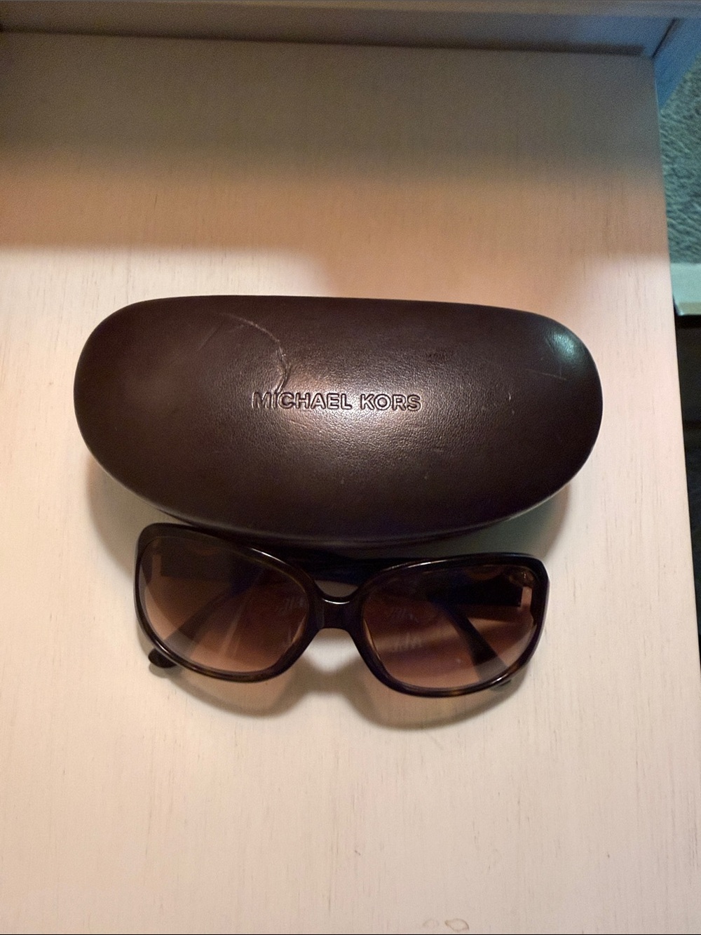 Michael Kors Brown Gradient Women's Sunglasses with Branded Case